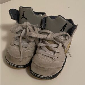 Jordan Kids Sneakers - Gray and Gold
